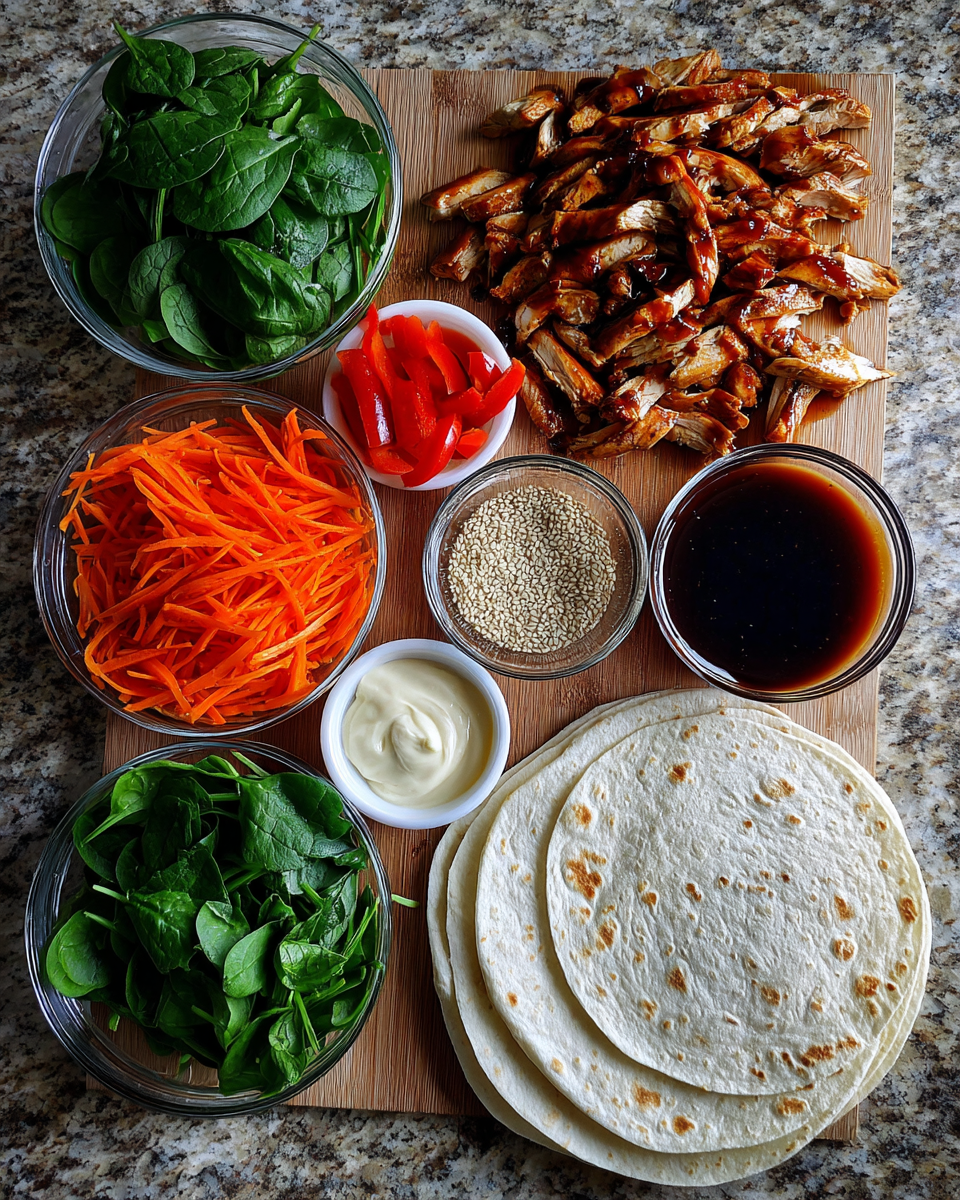 Ingredients for Teriyaki Chicken Wrap: A Flavorful Fusion Adventure