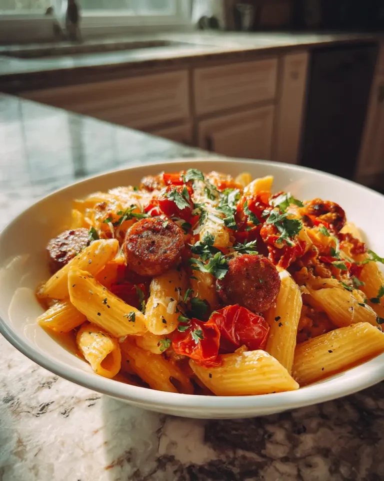 Savor the Flavor of Tuscan Sausage Pasta: A Rustic Italian Delight - Featured Image