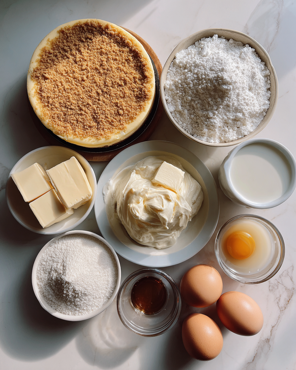 Indulge in Decadence: Vanilla Bean Brown Butter Cheesecake Delight 4 Ingredients for Indulge in Decadence: Vanilla Bean Brown Butter Cheesecake Delight