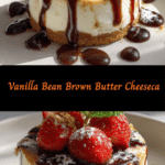 Indulge in Decadence: Vanilla Bean Brown Butter Cheesecake Delight