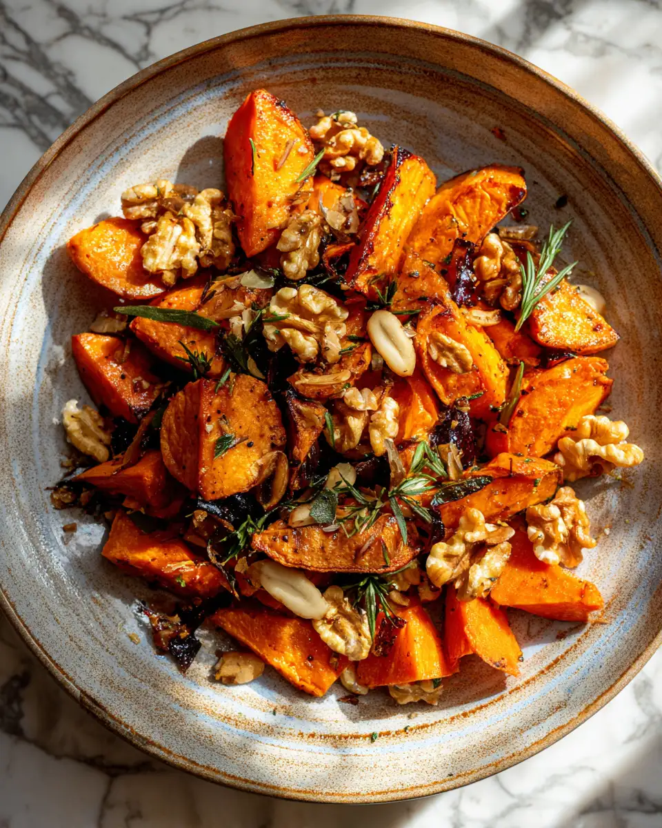 Final dish - Nutty Sweet Harmony: Walnut Maple Roasted Sweet Potatoes