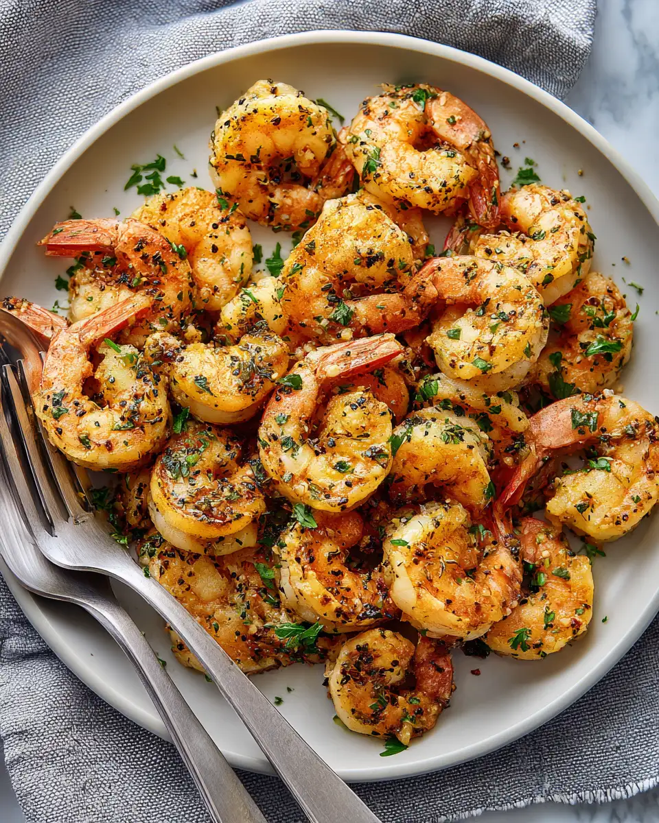 Crispy Delight: Air Fryer Garlic Shrimp Perfection 6 Final dish - Crispy Delight: Air Fryer Garlic Shrimp Perfection