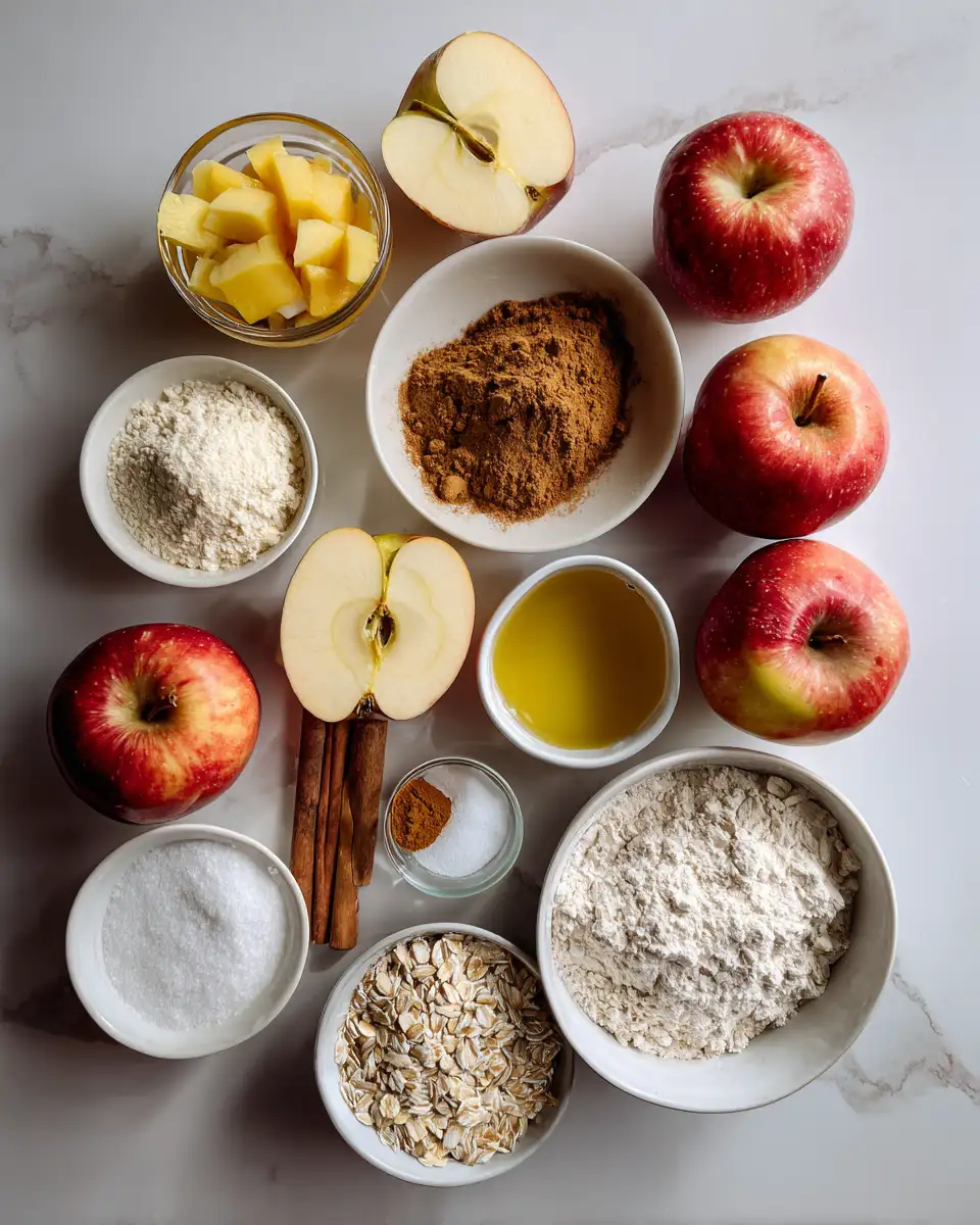 Ingredients for Irresistible Apple Dessert: A Family Dish Delight