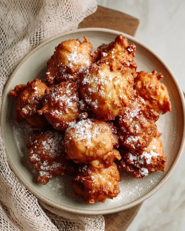 Irresistibly Sweet and Easy Baked Apple Fritters Recipe - Featured Image