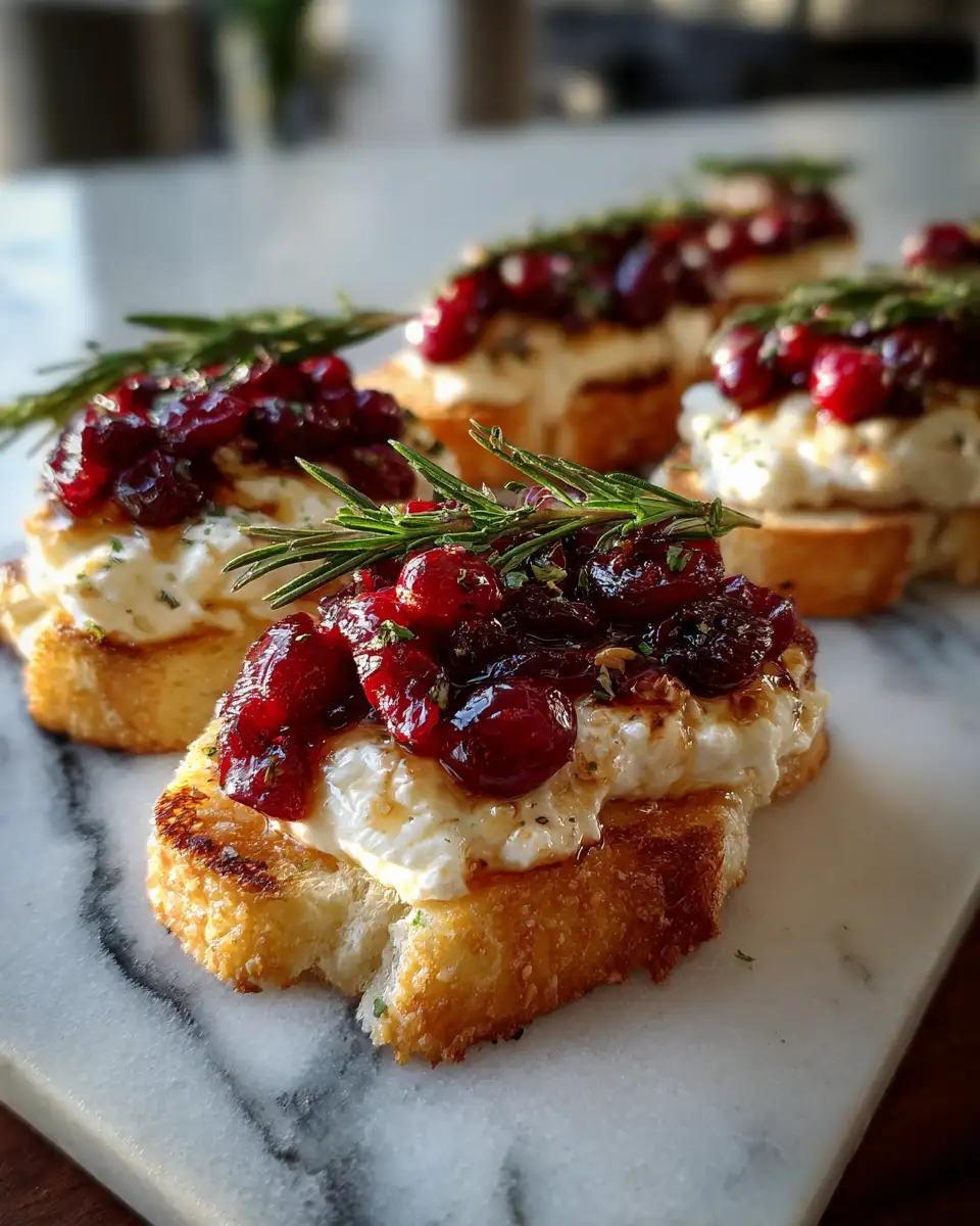 Irresistible Holiday Delight: Baked Brie Cranberry Crostini Perfection 6 Final dish - Irresistible Holiday Delight: Baked Brie Cranberry Crostini Perfection