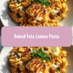 Zesty Comfort in a Dish: Baked Feta Lemon Pasta Delight