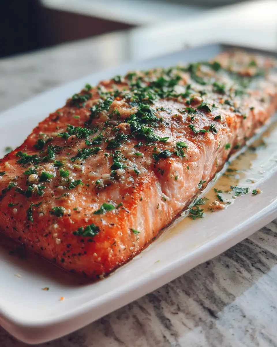 Final dish - Effortless Elegance: Baked Salmon Made Simple