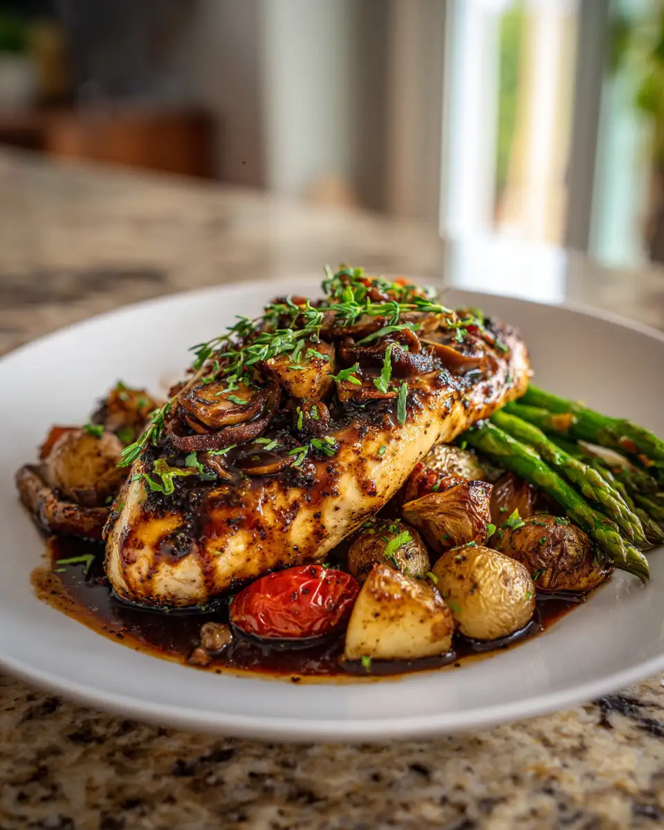 Savory Delights: Discover the Magic of Balsamic Chicken 6 Final dish - Savory Delights: Discover the Magic of Balsamic Chicken