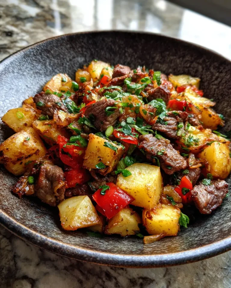 Sizzling One-Pan Wonder: Beef and Potatoes Skillet Delight - Featured Image