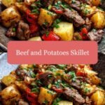 Sizzling One-Pan Wonder: Beef and Potatoes Skillet Delight