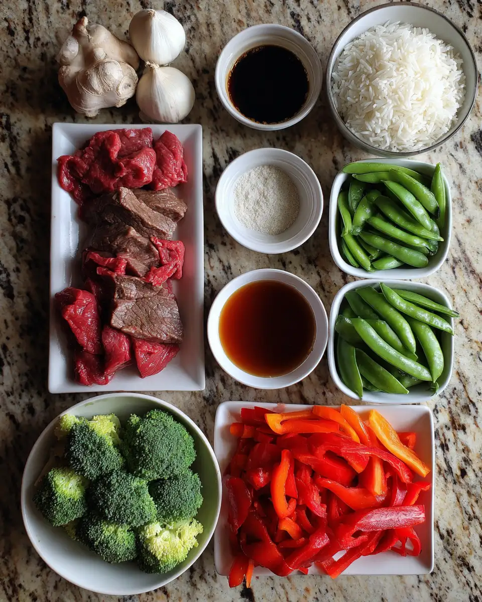 Ingredients for Sizzle and Spice: Mastering the Ultimate Beef and Veggie Stir Fry