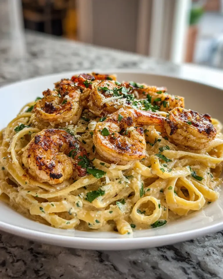 Spice Up Your Dinner with Blackened Shrimp Alfredo Pasta - Featured Image
