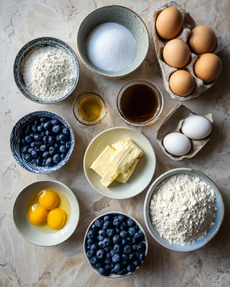 Ingredients for Blueberry Pancake Casserole: Breakfast Bliss in Every Bite