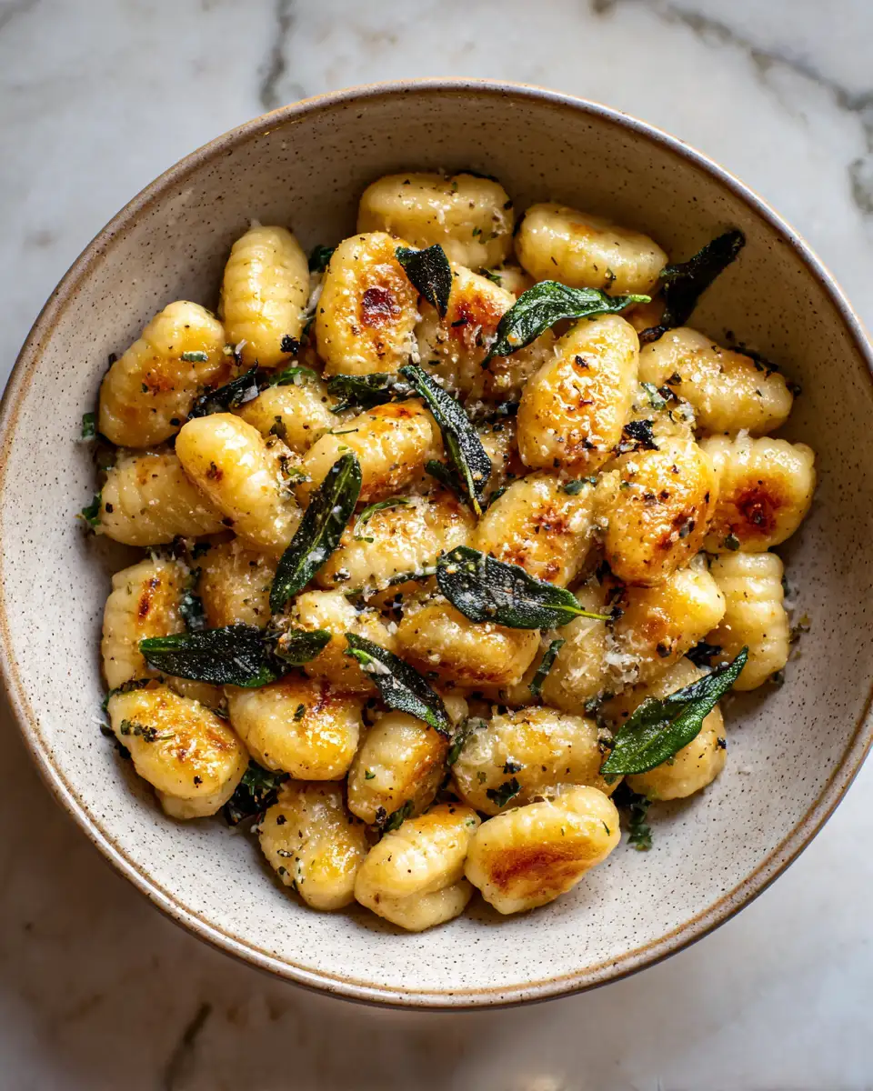 Indulge in Comfort: Brown Butter Sage Gnocchi Bliss 6 Final dish - Indulge in Comfort: Brown Butter Sage Gnocchi Bliss