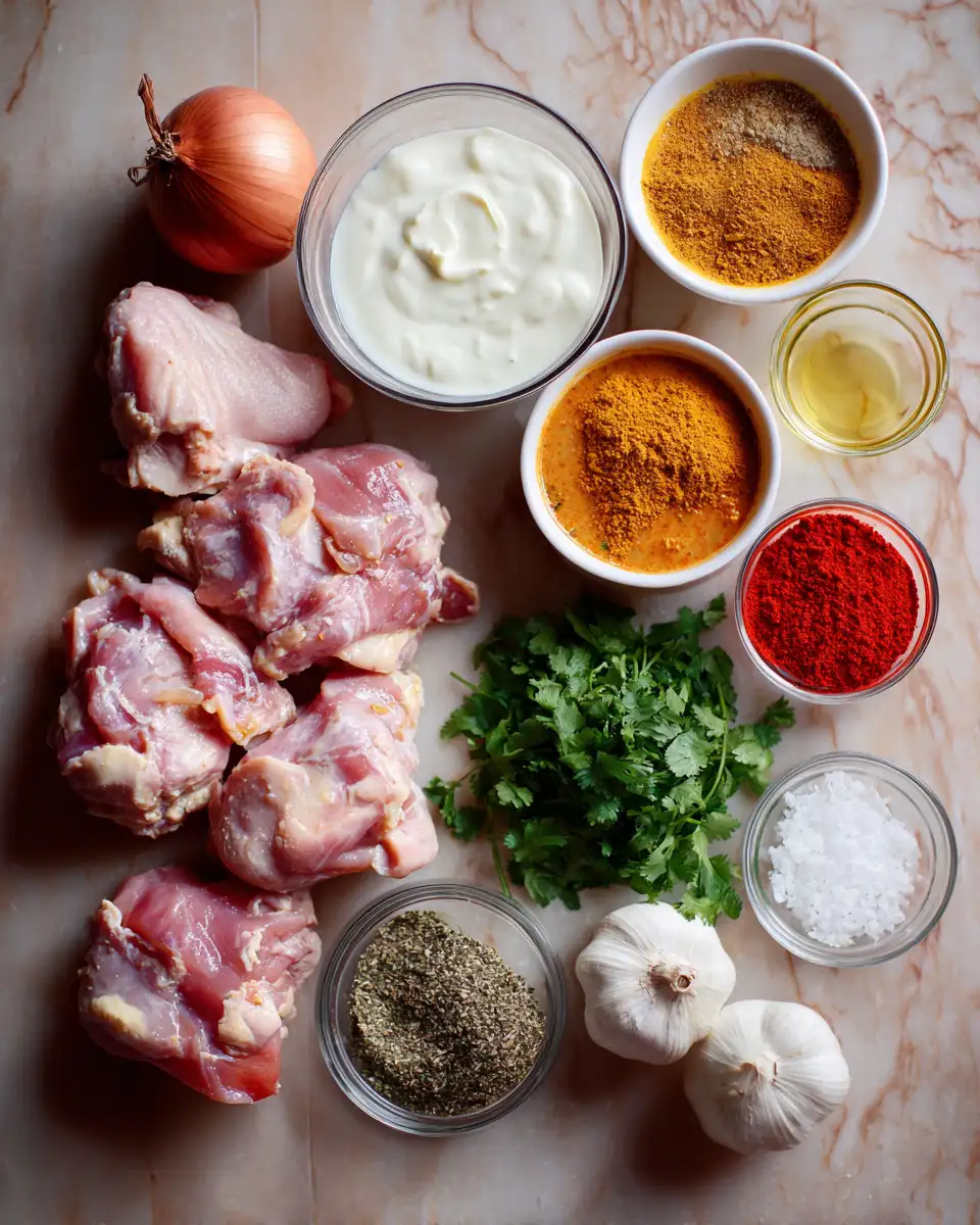 Ingredients for Slow-Cooked Bliss: Butter Chicken Magic in Your Crockpot