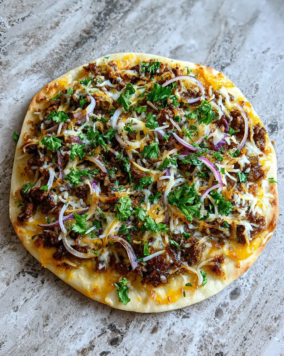 Ingredients for Irresistibly Savory: Caramelized Onion Beef Flatbread Delight