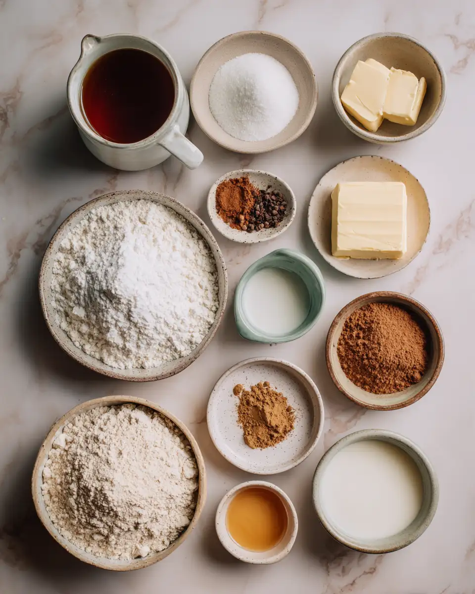 Ingredients for Cozy Up Your Mornings with Irresistible Chai Cinnamon Rolls
