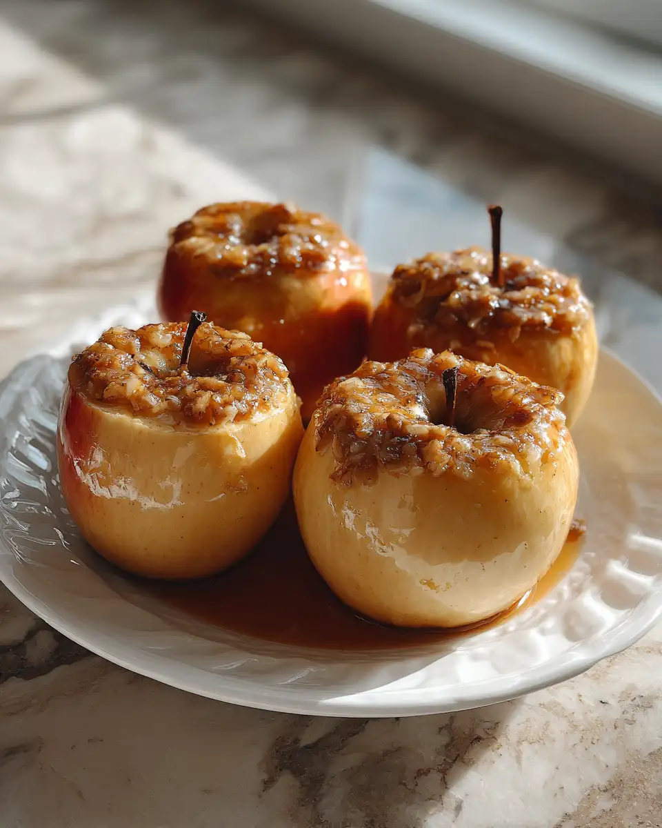 Final dish - Decadent Delight: Cheesecake Stuffed Apples for Your Sweet Tooth Adventure