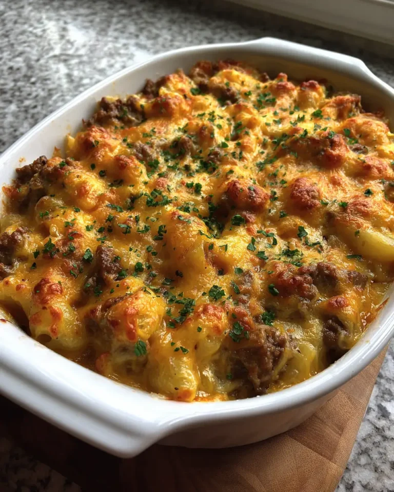 Ultimate Comfort: Cheesy Beef Casserole Dinner Delight - Featured Image