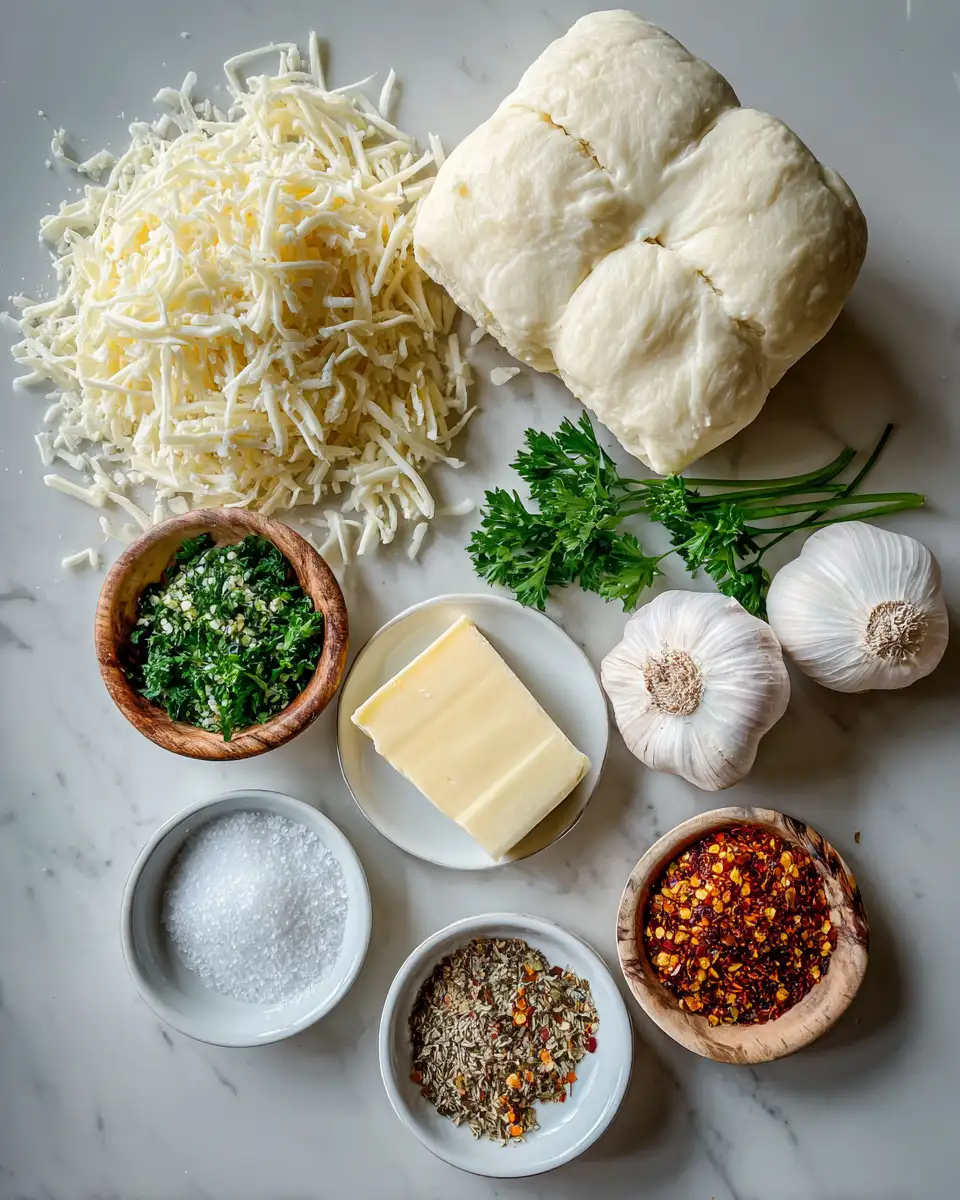 Irresistibly Cheesy Garlic Pizza Rolls That Will Melt Your Heart 4 Ingredients for Irresistibly Cheesy Garlic Pizza Rolls That Will Melt Your Heart