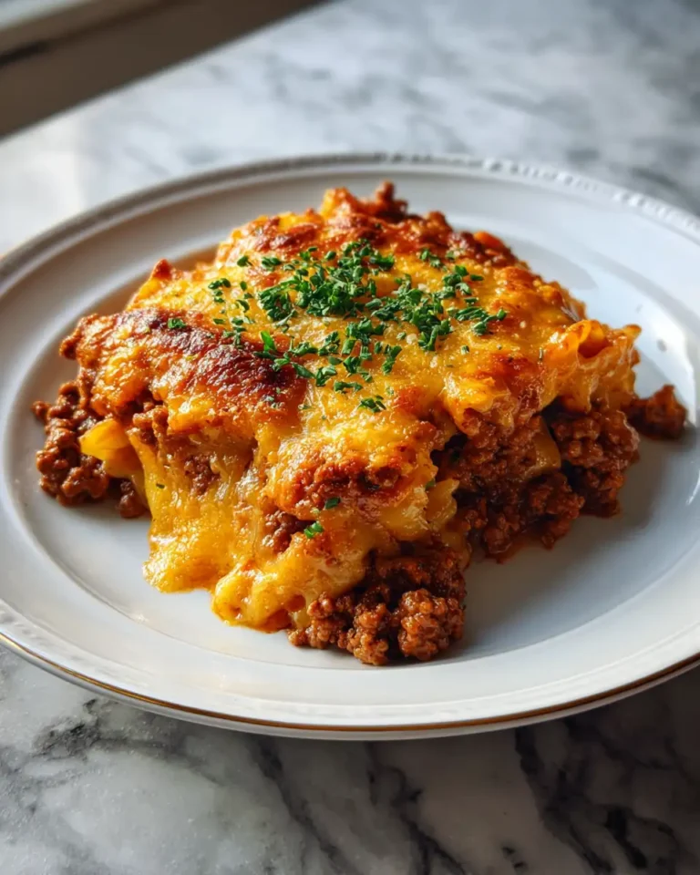Ultimate Comfort: Cheesy Ground Beef Casserole Delight - Featured Image