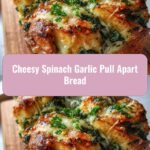 Irresistible Cheesy Spinach Garlic Pull Apart Bread Delight