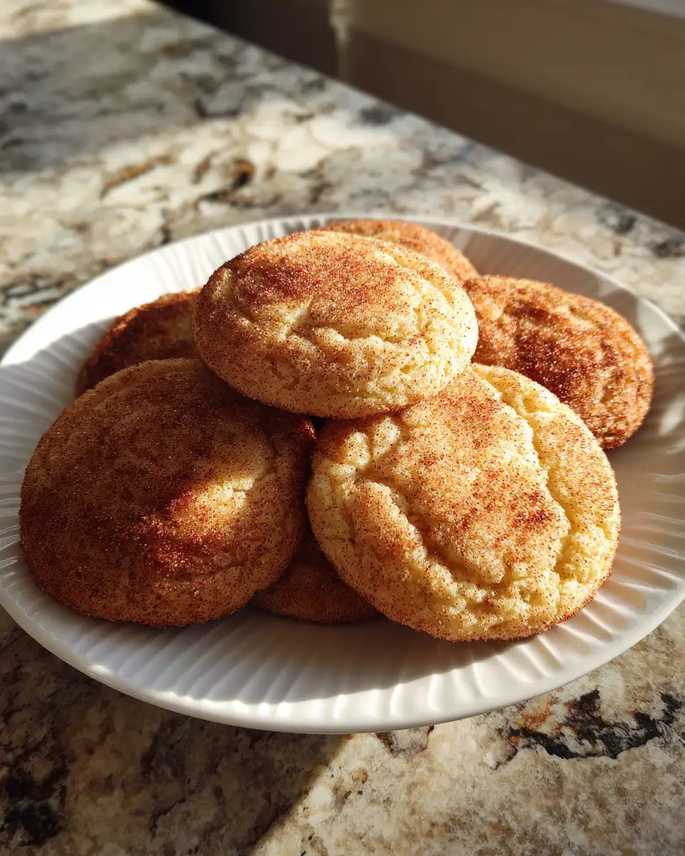 Final dish - Irresistibly Soft and Chewy Snickerdoodles That Melt in Your Mouth