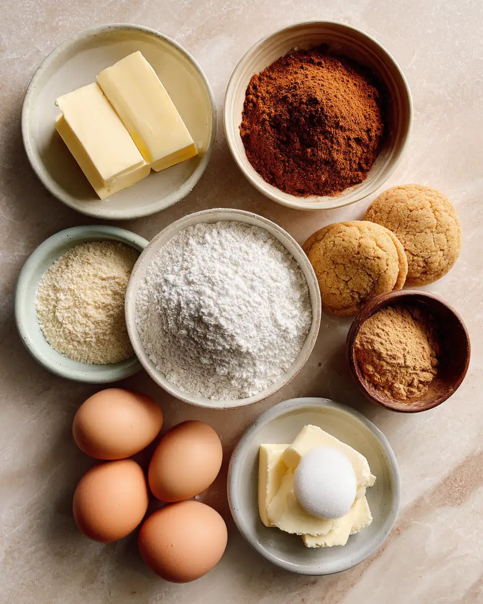Ingredients for Irresistibly Soft and Chewy Snickerdoodles That Melt in Your Mouth