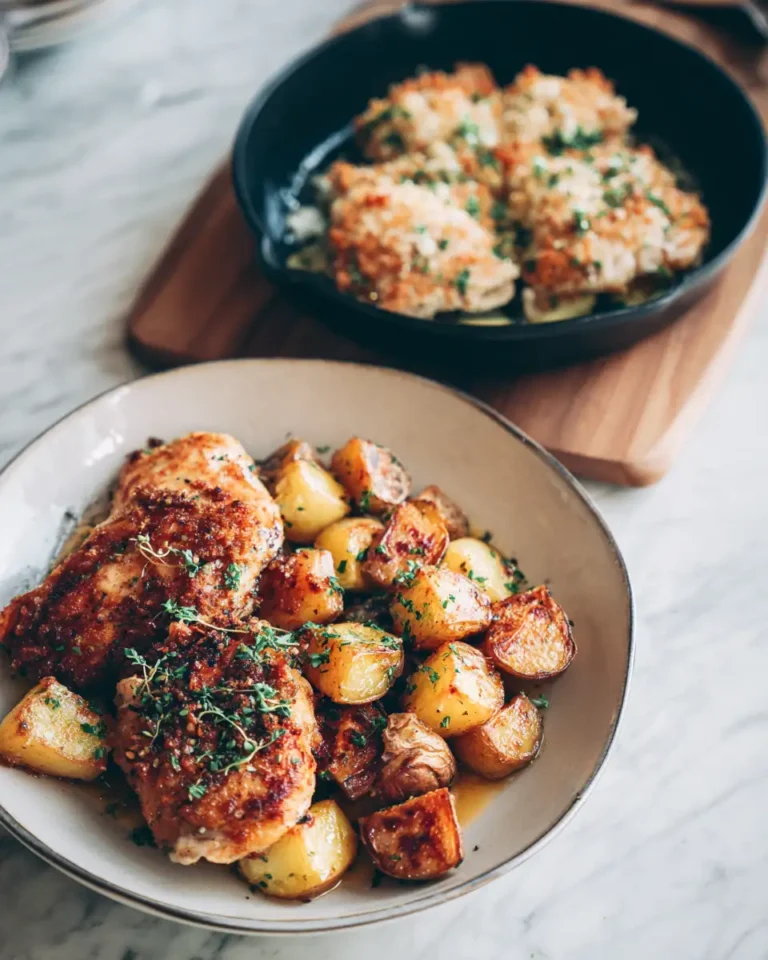 One-Pan Wonder: Savory Chicken and Potatoes Delight - Featured Image