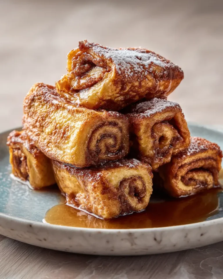 Indulge in Sweet Bliss with Cinnamon Roll French Toast Roll-Ups - Featured Image