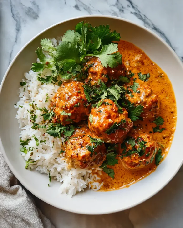 Irresistibly Creamy Coconut Curry Chicken Meatballs: A Flavorful Twist on a Classic Dish - Featured Image