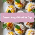 Tropical Delight: Irresistible Coconut Mango Sticky Rice Cups