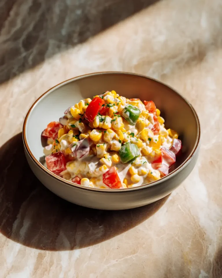 Zesty Corn Salsa Meets Dreamy Creamy Garlic Sauce for a Flavor Fiesta - Featured Image