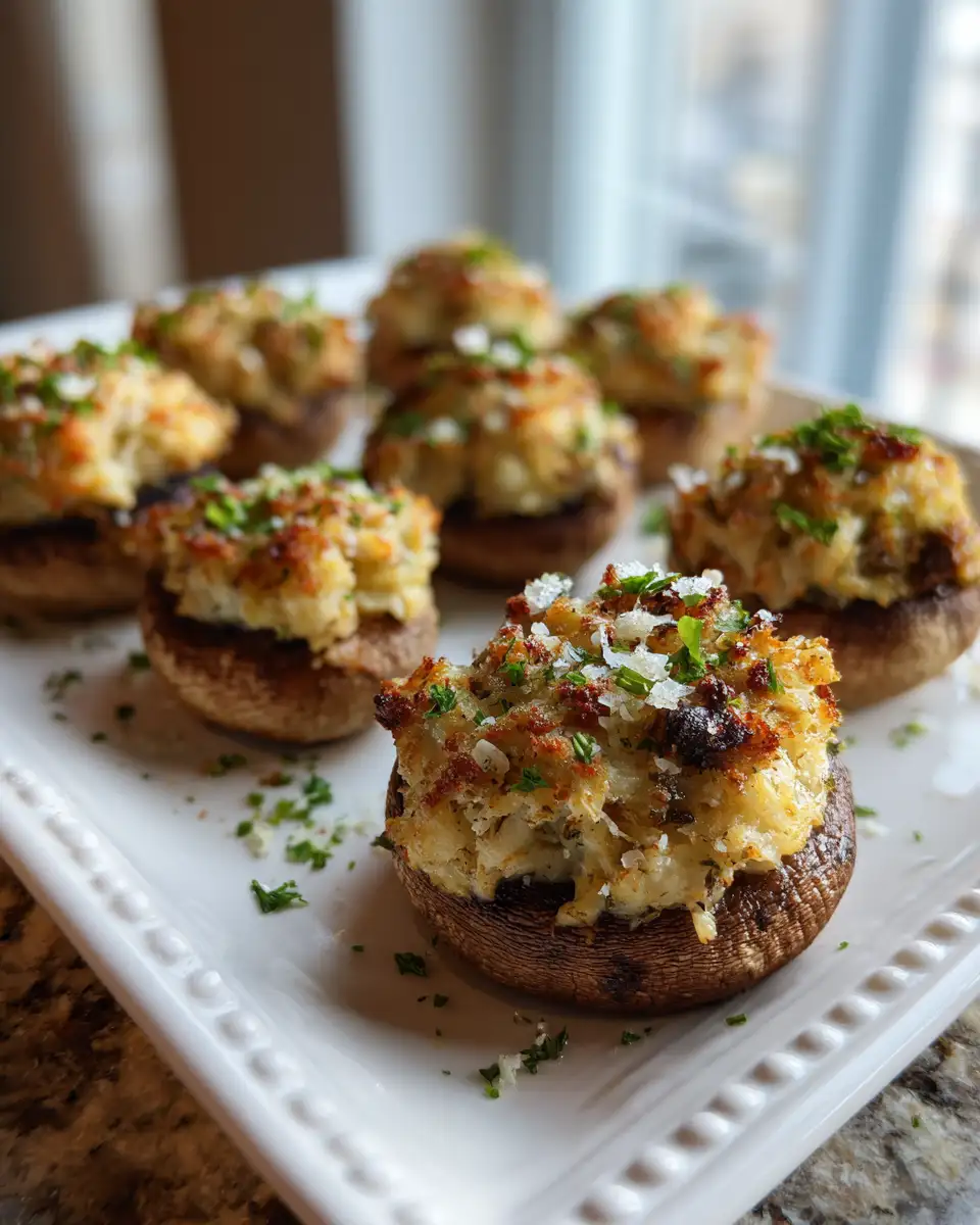 Irresistible Crab Stuffed Mushrooms Recipe for Your Next Dinner Party 6 Final dish - Irresistible Crab Stuffed Mushrooms Recipe for Your Next Dinner Party