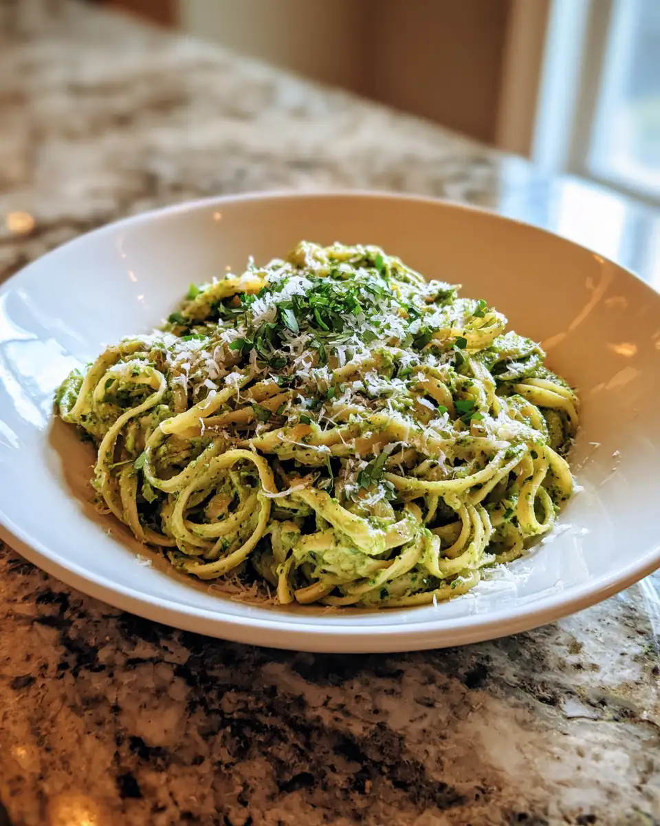 Indulge in the Ultimate Creamy Avocado Cilantro Pasta Delight 6 Final dish - Indulge in the Ultimate Creamy Avocado Cilantro Pasta Delight