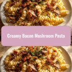 Indulge in Irresistible Comfort: Creamy Bacon Mushroom Pasta Delight