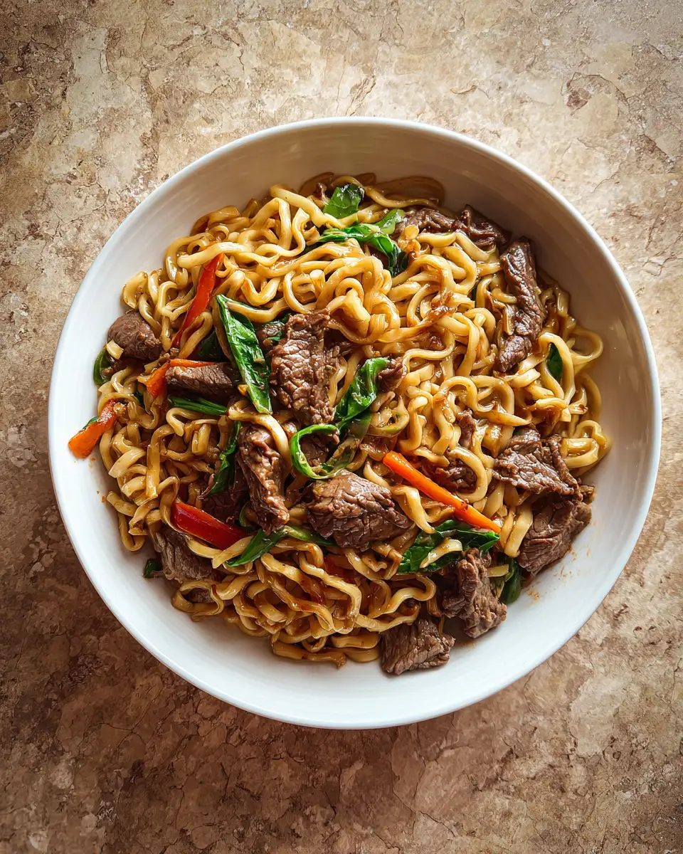 Final dish - Ultimate Comfort: Dive into Dreamy Creamy Beef and Noodles