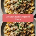 Indulge in the Ultimate Comfort: Creamy Beef Stroganoff Pasta Perfection