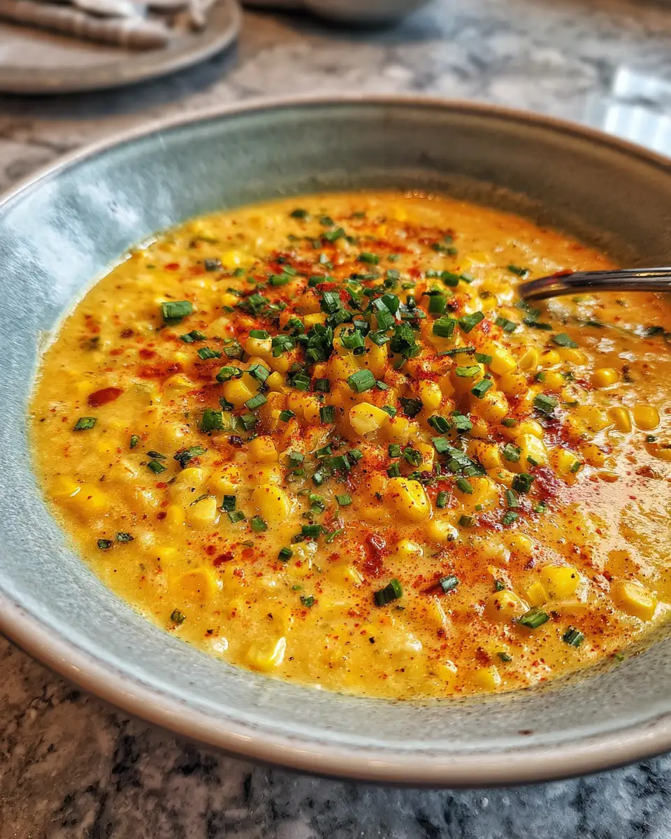 Spice Up Your Supper with Creamy Cajun Corn Chowder Magic 6 Final dish - Spice Up Your Supper with Creamy Cajun Corn Chowder Magic