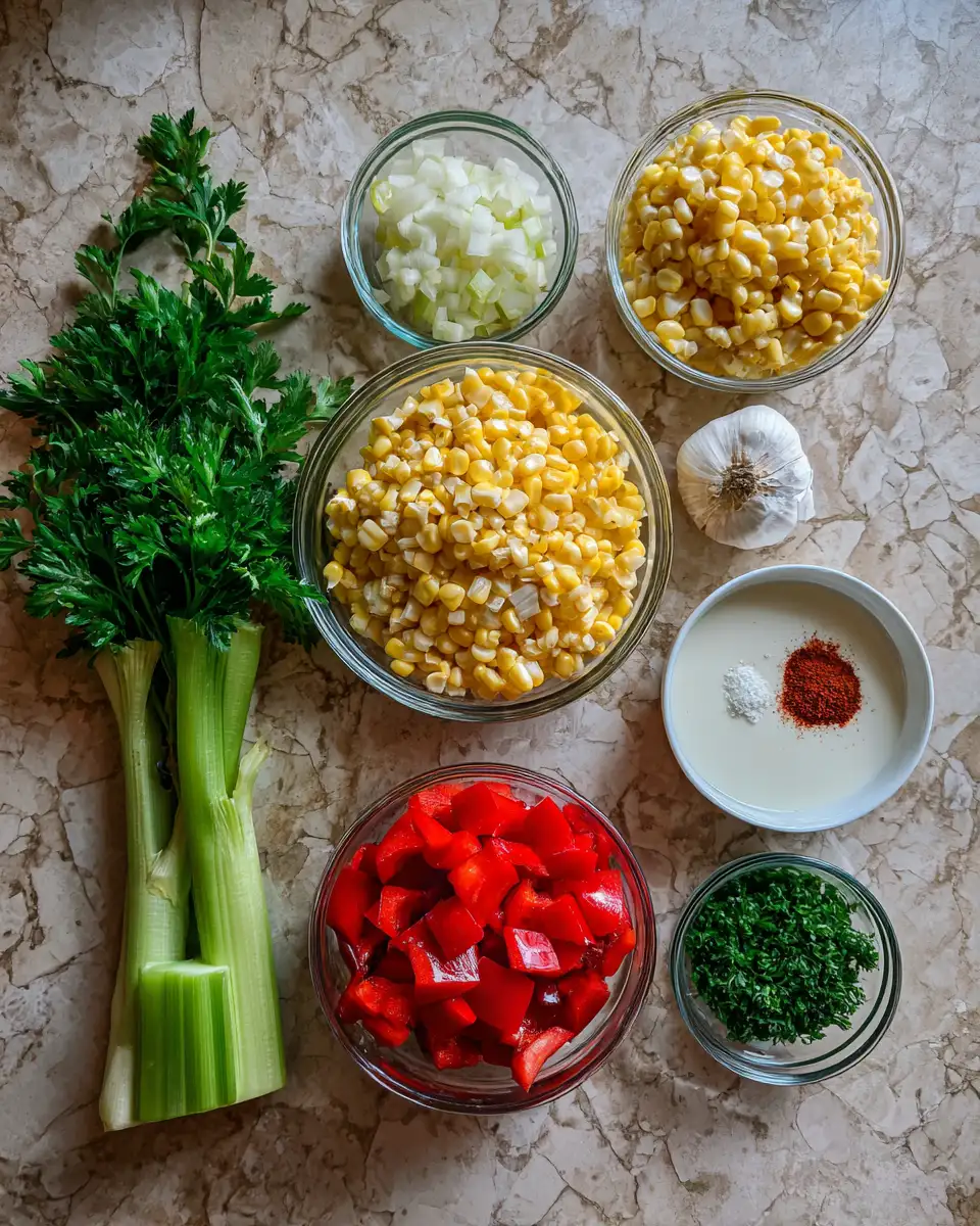 Spice Up Your Supper with Creamy Cajun Corn Chowder Magic 4 Ingredients for Spice Up Your Supper with Creamy Cajun Corn Chowder Magic
