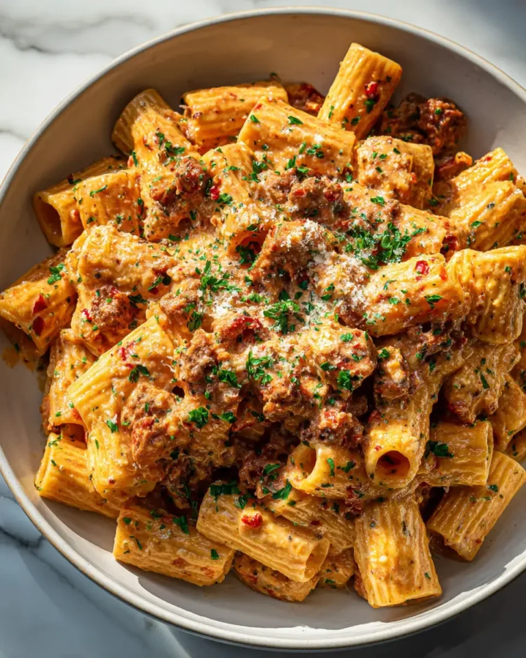 Indulge in the Ultimate Comfort: Creamy Cajun Sausage Rigatoni - Featured Image