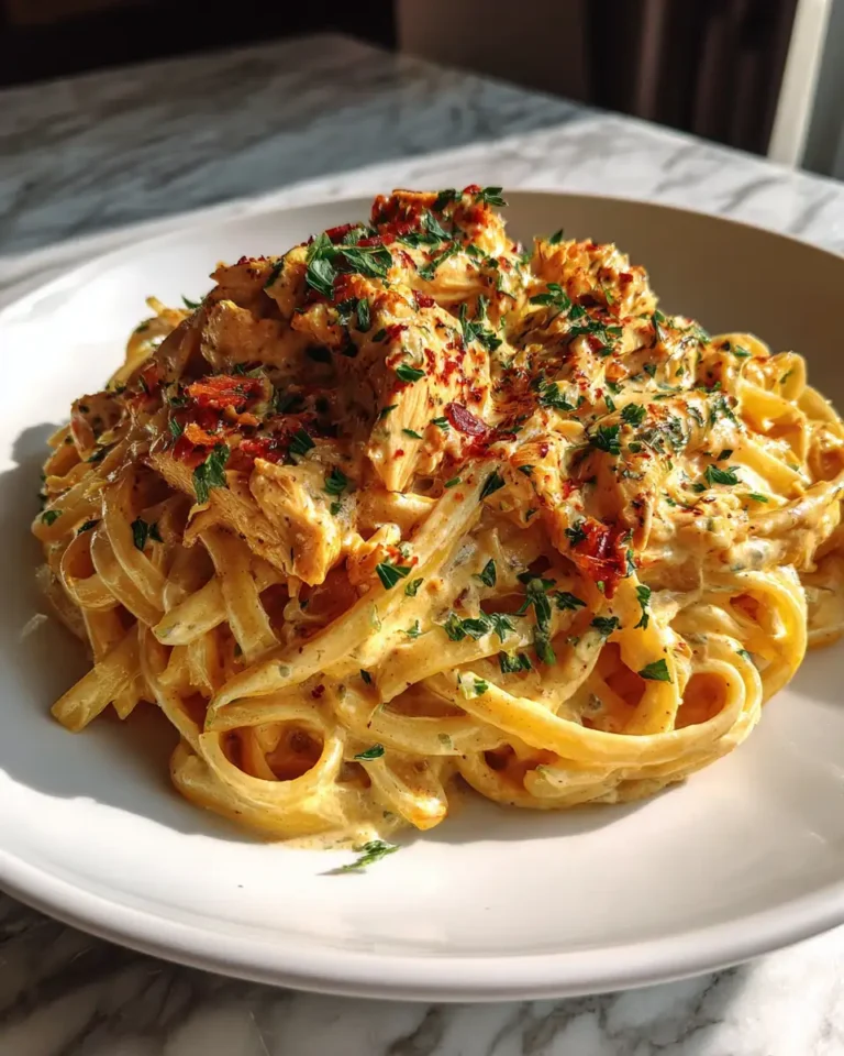 Indulge in Irresistible Creamy Garlic Butter Chicken Pasta Delight - Featured Image