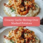 Indulge in Ultimate Comfort: Creamy Garlic Shrimp Over Mashed Potatoes