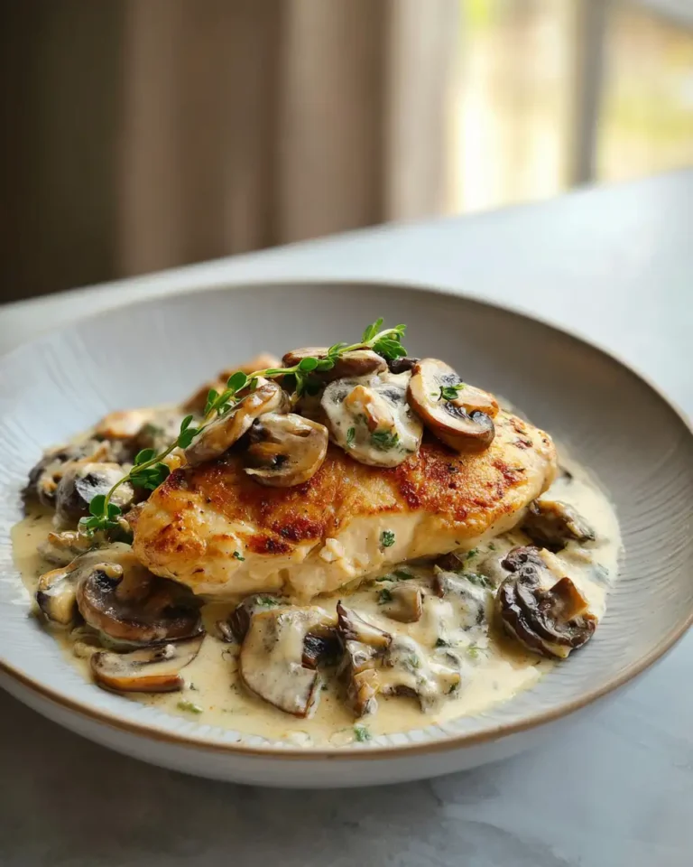 Indulge in Irresistible Creamy Parmesan Mushroom Chicken Tonight - Featured Image