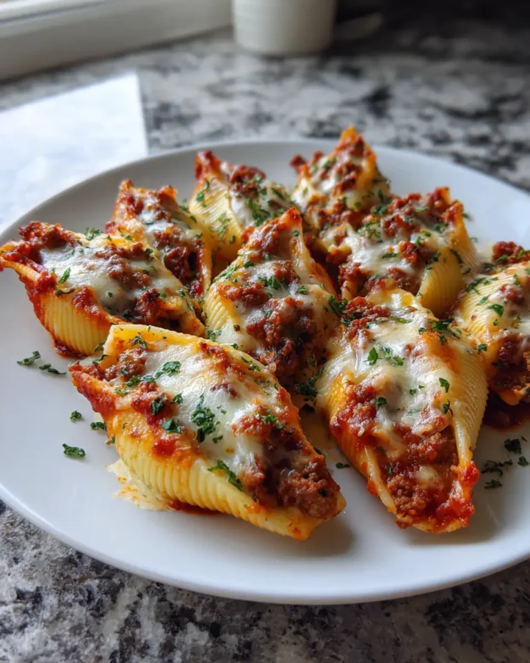 Irresistibly Creamy Ricotta Beef Stuffed Shells Delight - Featured Image