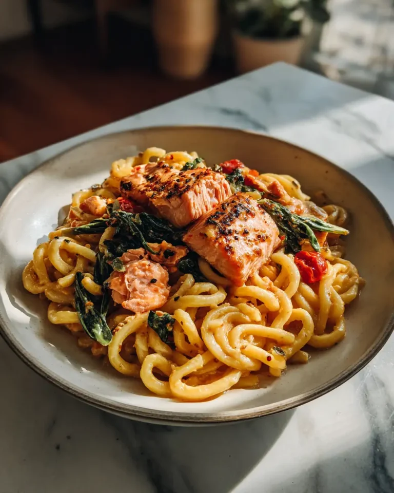 Indulge in the Ultimate Creamy Salmon Pasta Delight - Featured Image