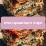 Layered Love: Indulge in Creamy Spinach Ricotta Lasagna