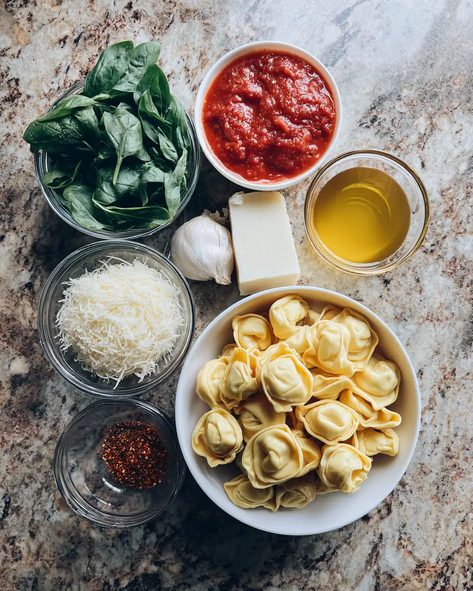 Irresistibly Creamy Tomato Basil Tortellini: A Comforting Italian Delight 4 Ingredients for Irresistibly Creamy Tomato Basil Tortellini: A Comforting Italian Delight