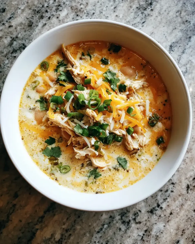 Irresistible Comfort in a Bowl: Creamy White Chicken Chili Delight - Featured Image