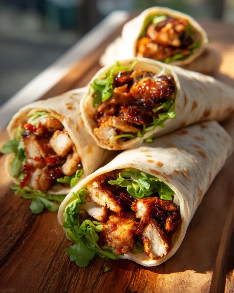 Sizzling Delight: Crispy Hot Honey Chicken Wraps That Pack a Punch - Featured Image